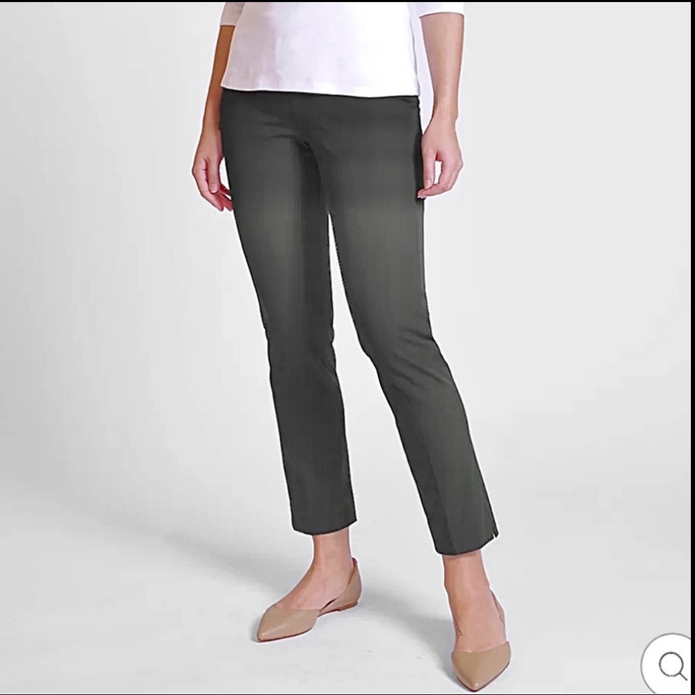 Peace Of Cloth Jerry Trouser Ankle Cropped Pants Charcoal Grey Size 12